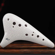 ocarina alto blanc