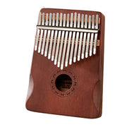 kalimba en bois foncé